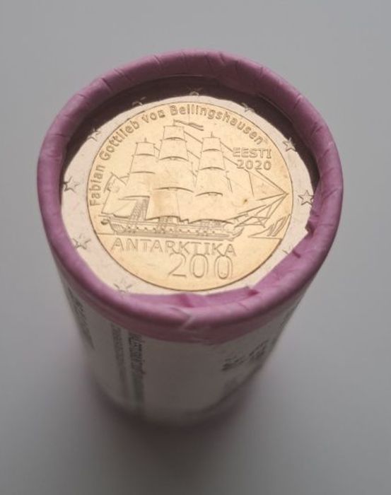 Rolos de 25 moedas 2€ Estónia