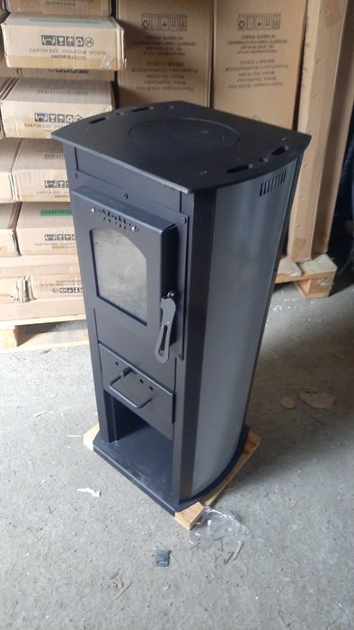 Піч камін Termo Klasik Lux. Буржуйка з поверхнею.Печь камин с варочной