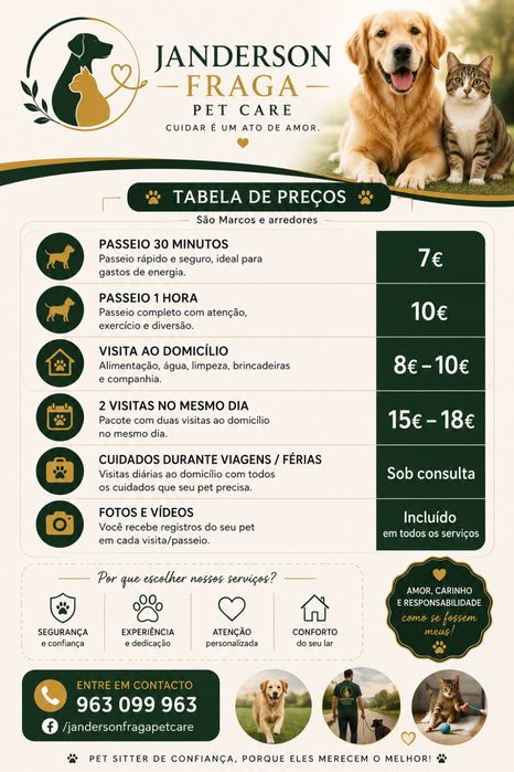 Passeios com caes