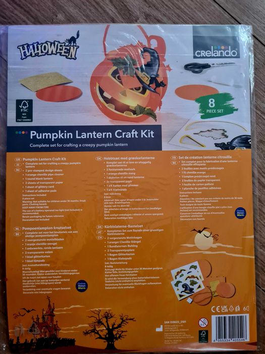 Zestaw kreatywny Lampion na Halloween
