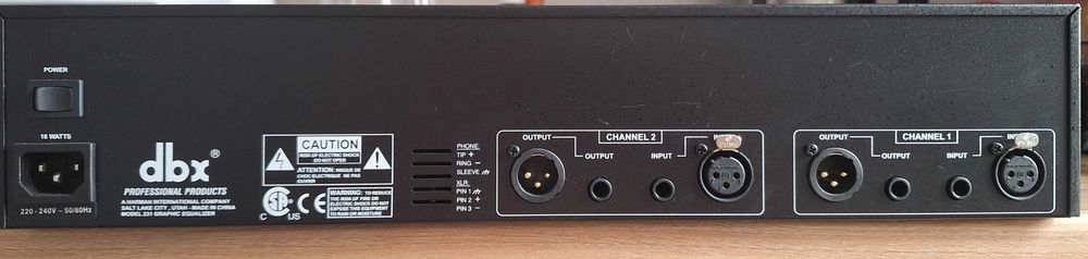 Equalizer dbx 231