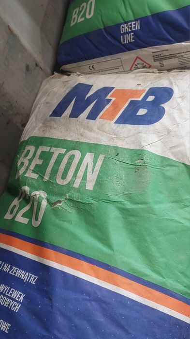 Beton B20 28×25kg (700kg) tylko całość!
