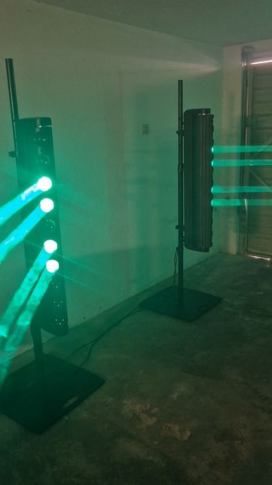 2 Barras Led Moving Head 10*40w como novas + Case de 4 Unidades