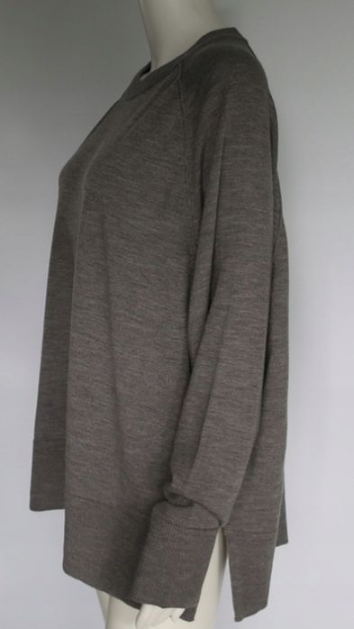 100% wełna merynosów sweter XXL oversize