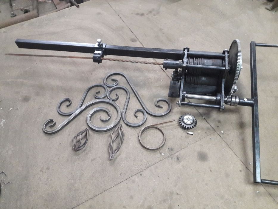 Станок для ковки (блок усиления, торсион, шишки, улитка)