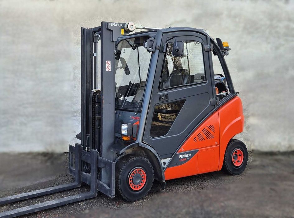 Linde H20-600 • wolny skok • KABINA • 4 sekcje • LEASING wózek H25