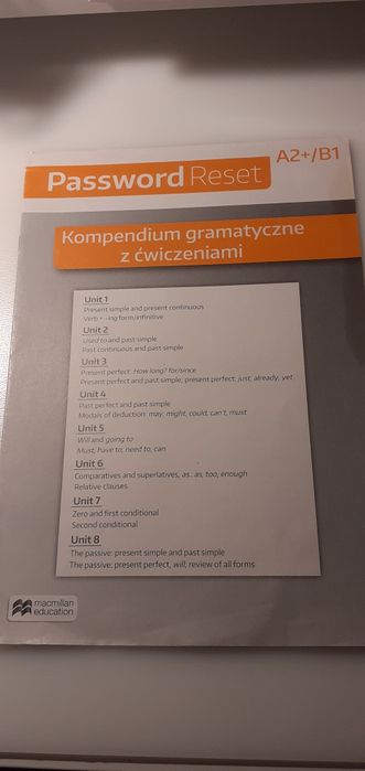 Password Reset A2+/B1 cały komplet