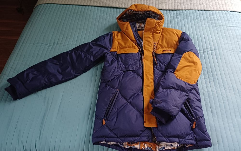Kurtka snowboardowa puchowa rozmiar L