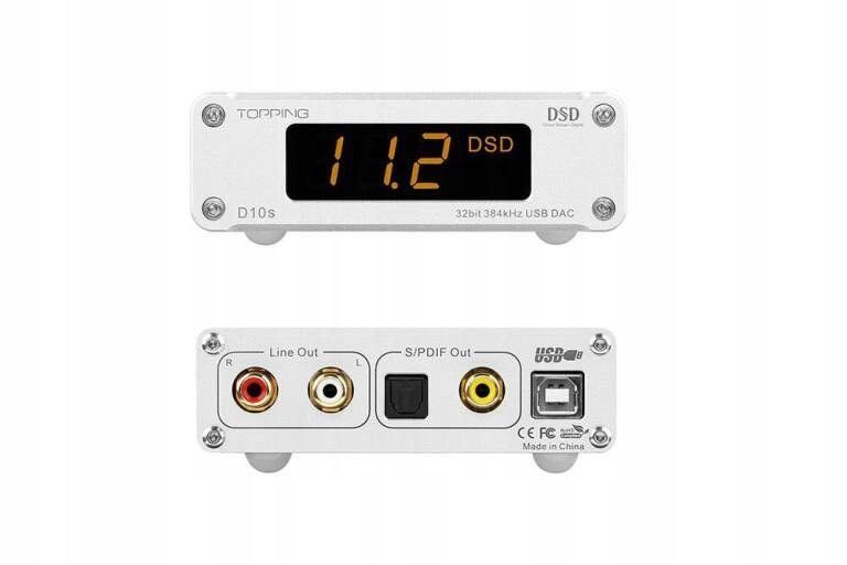 Topping D10s – kompaktowy przetwornik cyfrowo-analogowy DAC USB