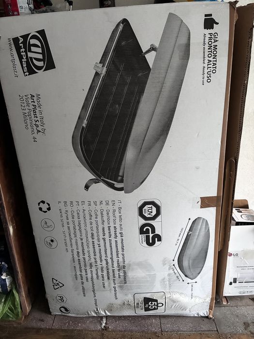box dachowy 320 litr ArtPlast carbon