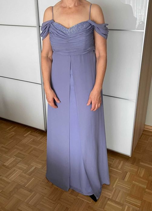 Piękna elegancka suknia balowa Asos na wesele roz. M
