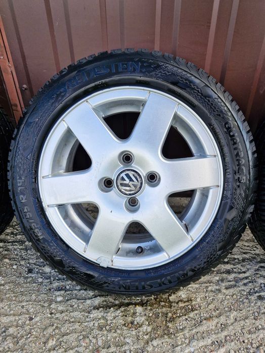 koła opony felgi alufelgi 14 cali VW 4x100 Polo opony 185/55/14 komplet