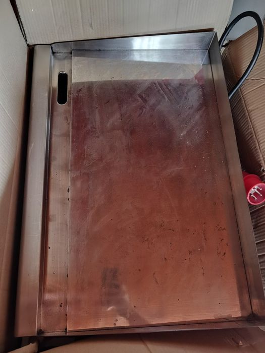 Placa chapa grelhador frytop 73cm  elétrica trifásico