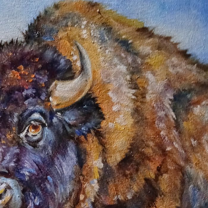 Картина/миниатюра маслом на двп