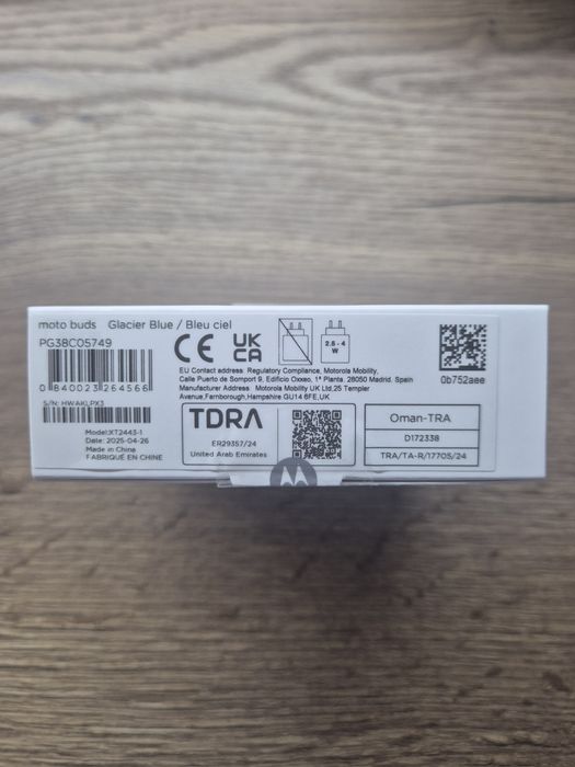 Навушники Motorola Moto Buds Glacier Blue