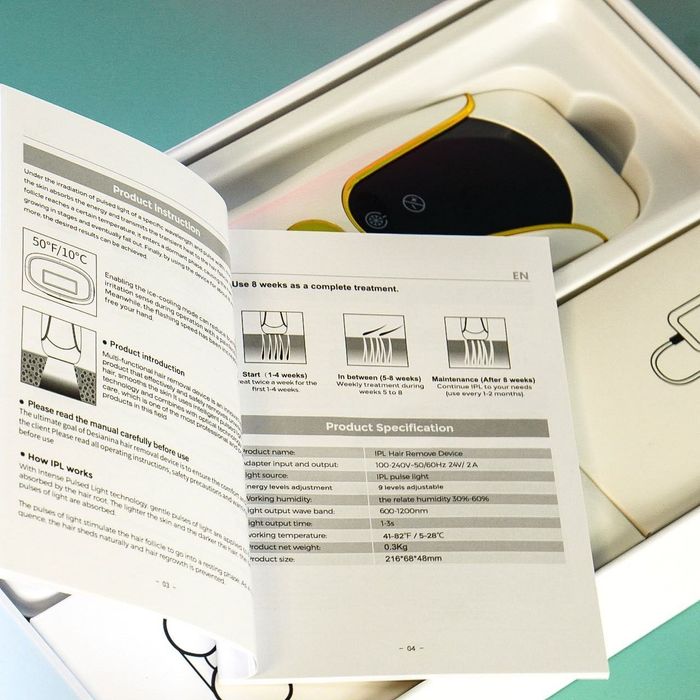 IPL-лазерний епілятор Lubex Ice-Cooling, 3-в-1, для домашнього видален