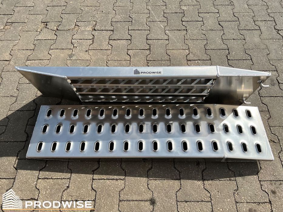 Najazdy / przedłużki / przejazdowe / aluminiowe do najazdów trapów 1,25m (310mm x 1250mm) PRODUCENT (do przyczep, autolawet, lawet, pomoc drogowa)
