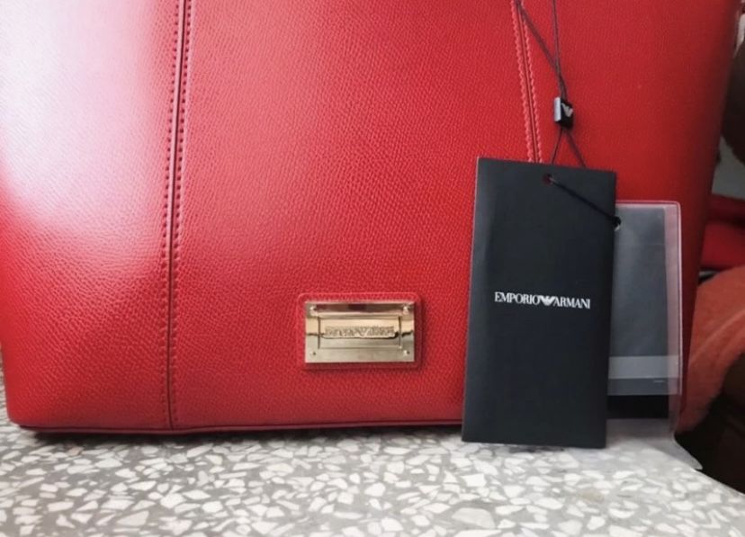 Nowa z metkami oryginalna torebka Emporio Armani czerwona