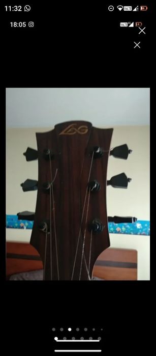 Vendo ou troco Lag T100 e case, por clássica ou acústica do meu inter