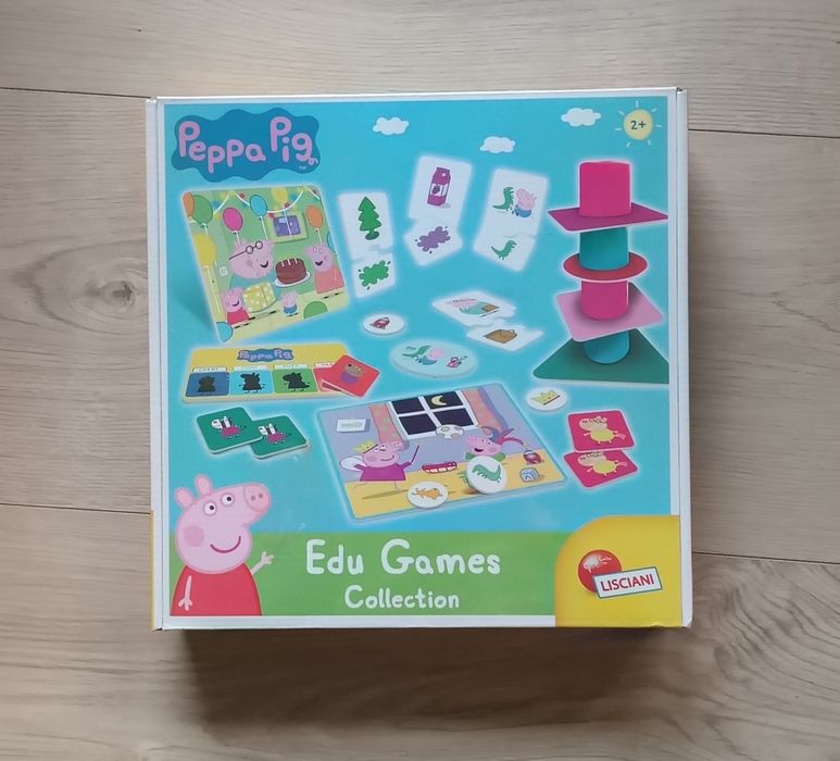 Nowy zestaw gier edukacyjnych puzzle Świnka Peppa Peppa Pig