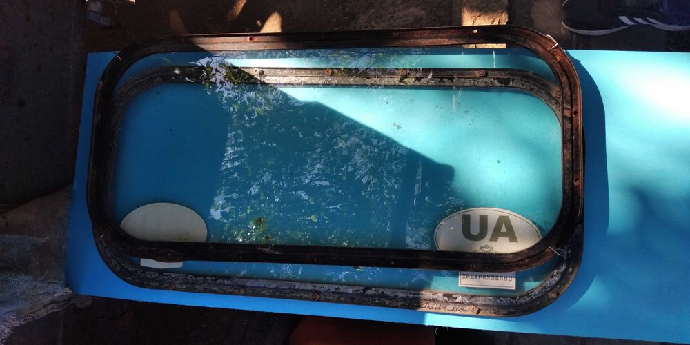 Заднє скло з рамкою на брезент УАЗ