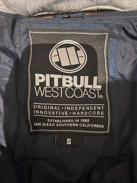 KURTKA PITBULL WEST COAST męska rozmiar S z kapturem zdejmowanym nowa