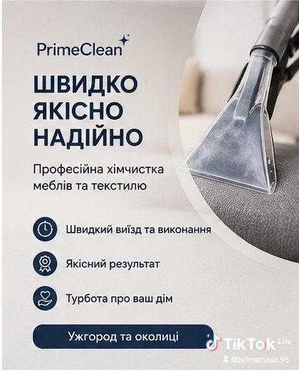 Професійна хімчистка меблів