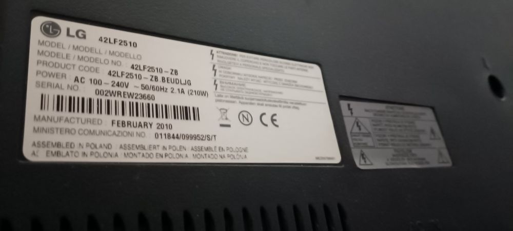 Televisão LG 42 polegadas