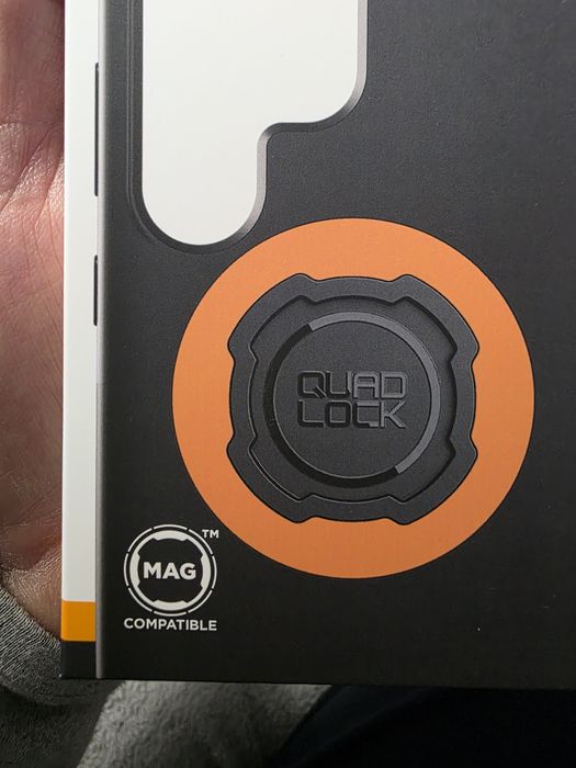 Capa quadlock s25 ultra mag Mclaren F1 nova