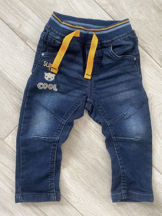 Komplet jeansy i bluza z kapturem Kik rozmiar 74