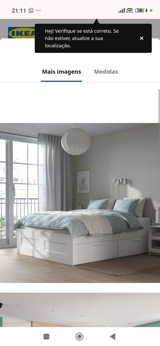 Cama casal + colchão