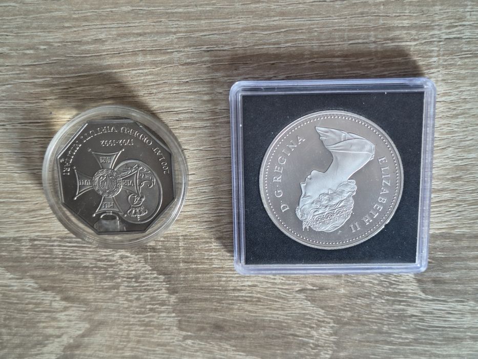 Monety Dolar Kanada i 50 000zł Virtuti Militari