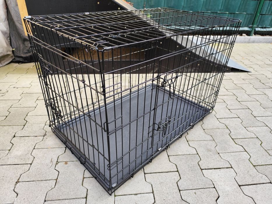 Klatka dla psa Hafenbande - rozmiar L - 92x57x64 cm - UŻYWANA - drobny defekt