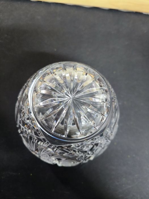 Pote / jarra em cristal lapidado