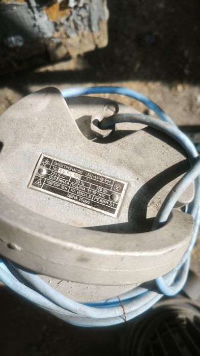 Elektropompa i pompa zanurzeniowa stara 720W każda