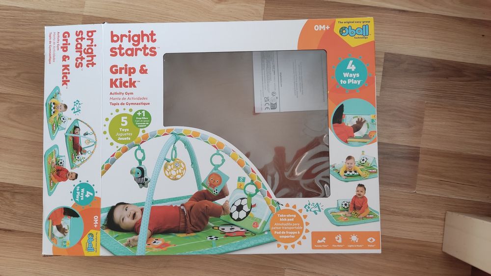 Розвиваючий килимок Bright Starts Grip & Kick Оball для немовлят