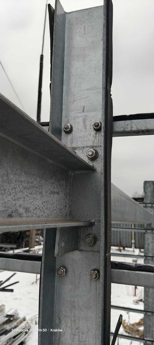 Stojak Regał na profile aluminiowe