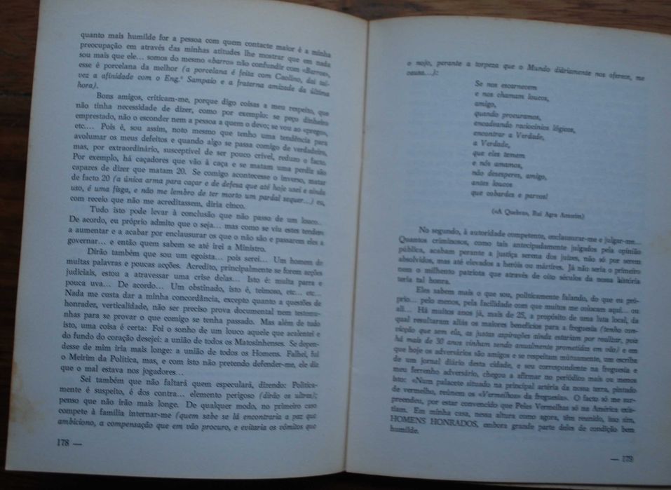 Eleição Ou Traição (A Minha Razão e a Deles..) - 1º Edição 1971