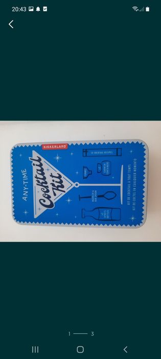 Kit cocktail. Novo. Etiqueta