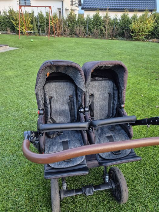 DORJAN zestaw wózek podwójny, bliźniaczy, rok po roku
