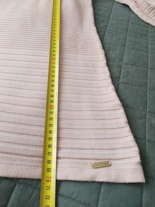 Calvin Klein rozmiar L sweter lekki  pudrowy róż