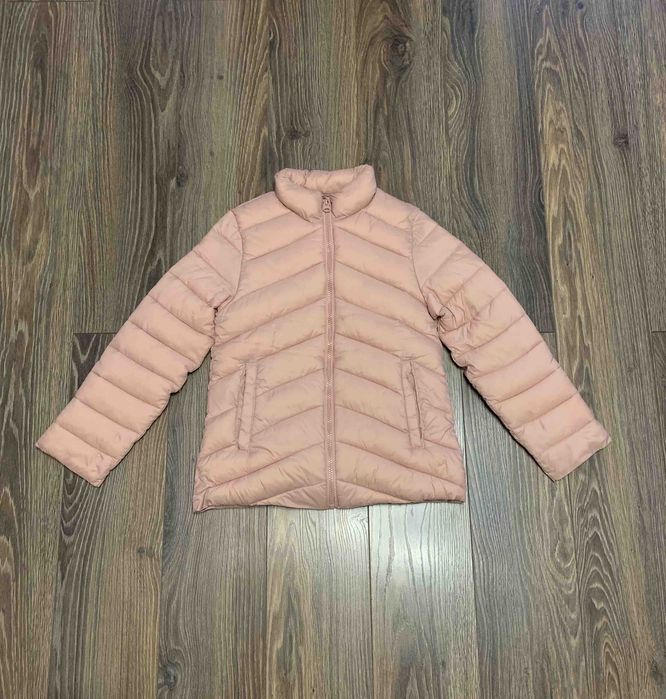 Пудровая демисезонная куртка для девочки Mango