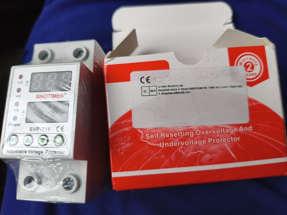 Реле напруги та струму SINOTIMER SVP-716. 40А