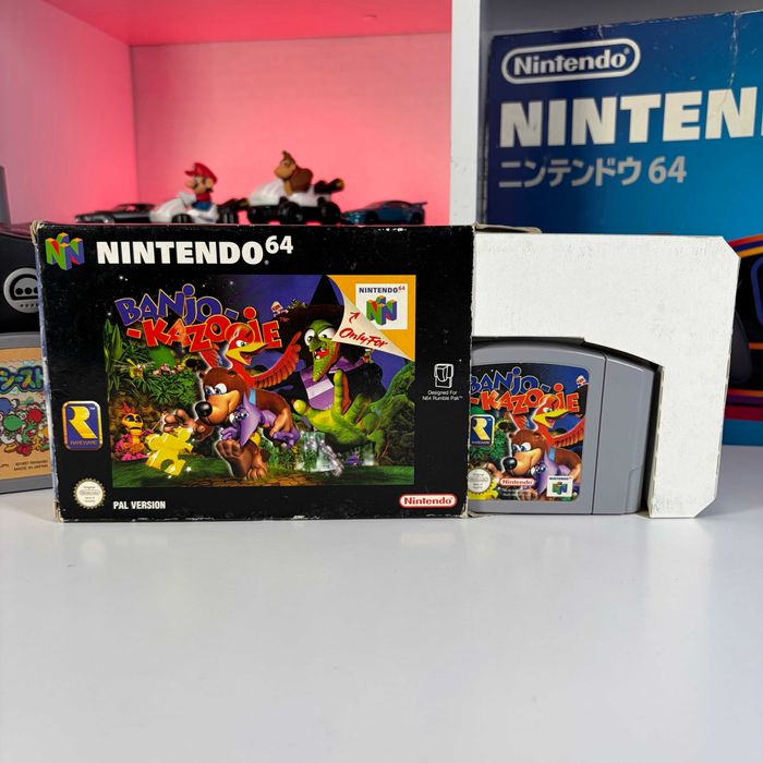 Гра Nintendo N64 Banjo-Kazooie + коробка Оригінальний картридж н64 банжо казуї асортимент ігри N64