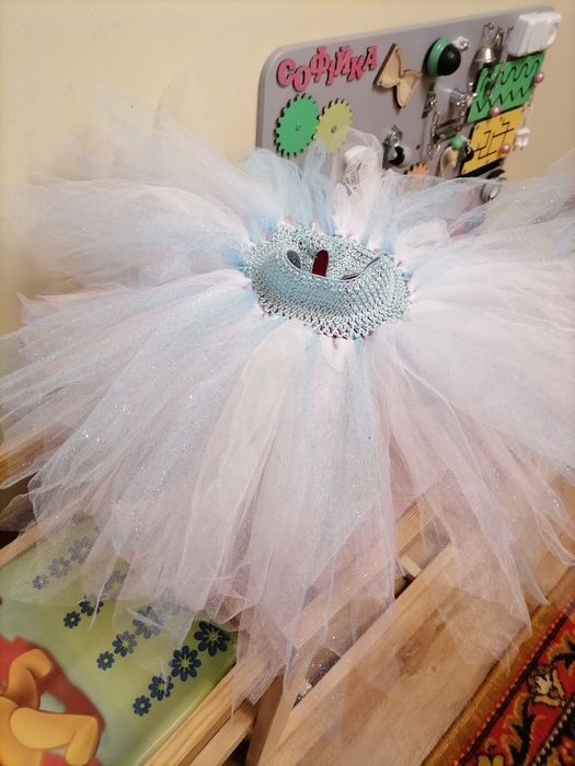 Костюм сніжинки для дівчинки 2-5 р