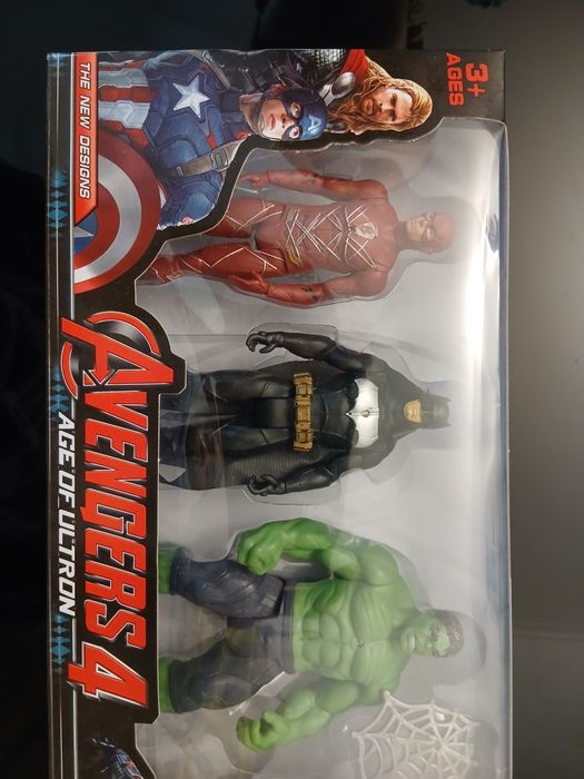 Pack 5 Bonecos Super-Heróis (Novos)