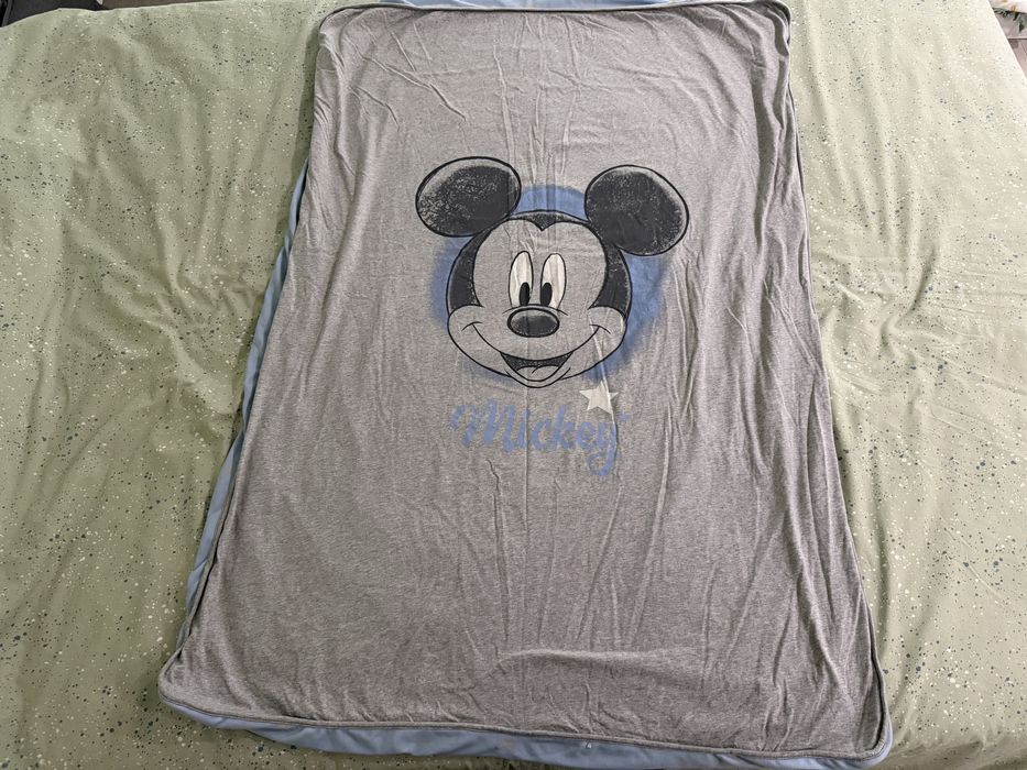Berço BabyBlue com colchão e enxoval