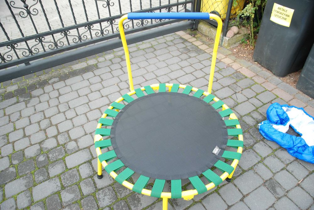 Składana trampolina, ogrodowa, 810 x 920 x 920 mm,