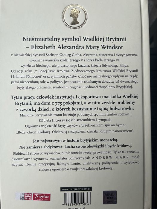 Andrew Marr Prawdziwa królowa