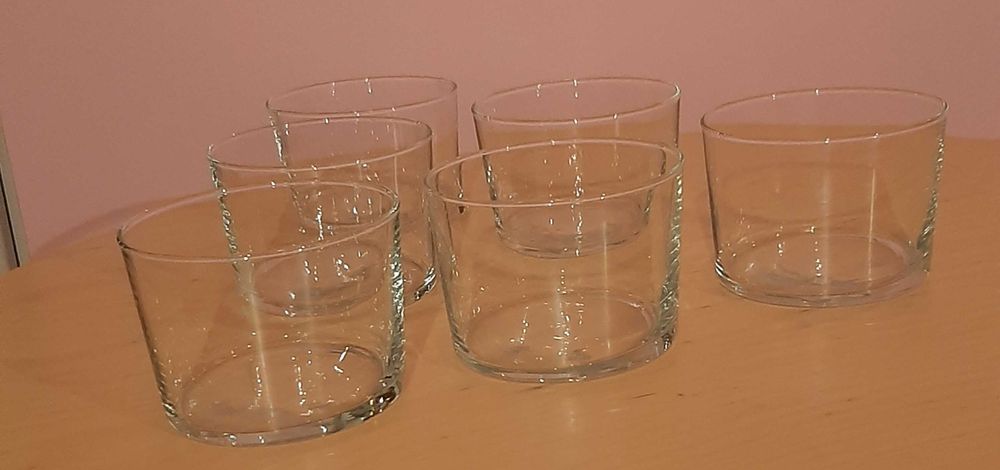 NOVOS Conjunto de 6 Copos Pequenos 23cl